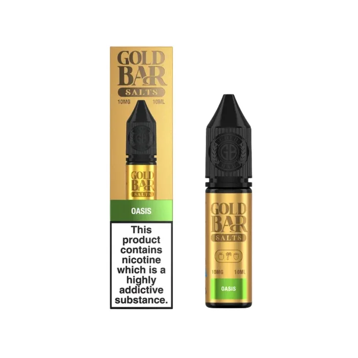 Gold Bar Oasis 10ml Nic Salt E-liquid
