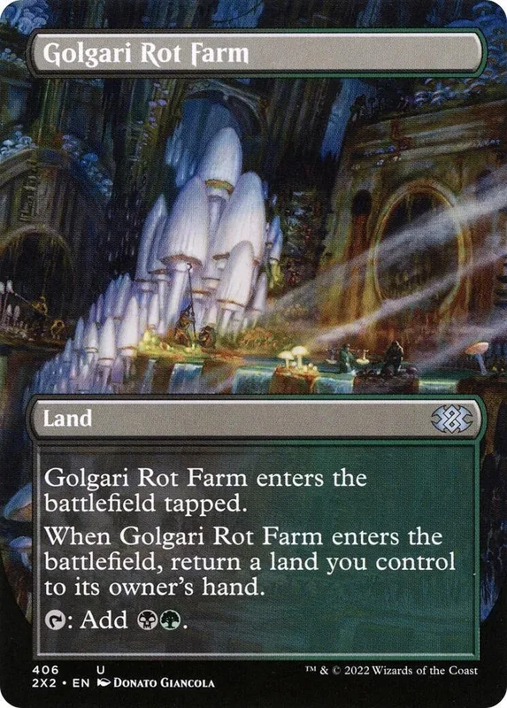 Golgari Rot Farm (Borderless) (406) (2X2)