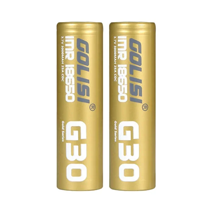 Golisi G30 3000mAh 18650 Battery x 2