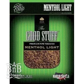Good Stuff Menthol Gold Pipe Tobacco