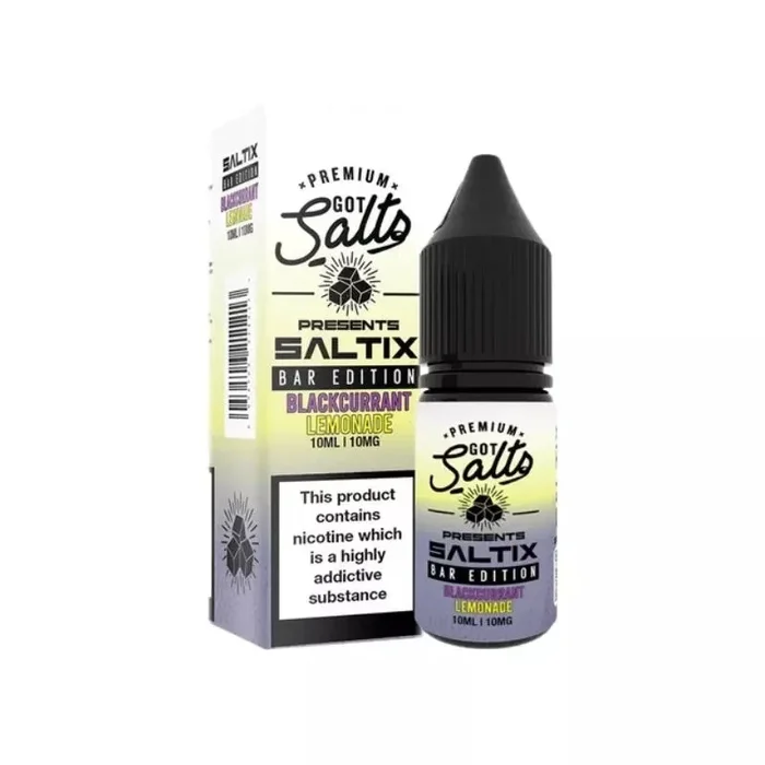 Got Salts SALTIX Bar Edition Blackcurrant Lemonade 10ml Nic Salt