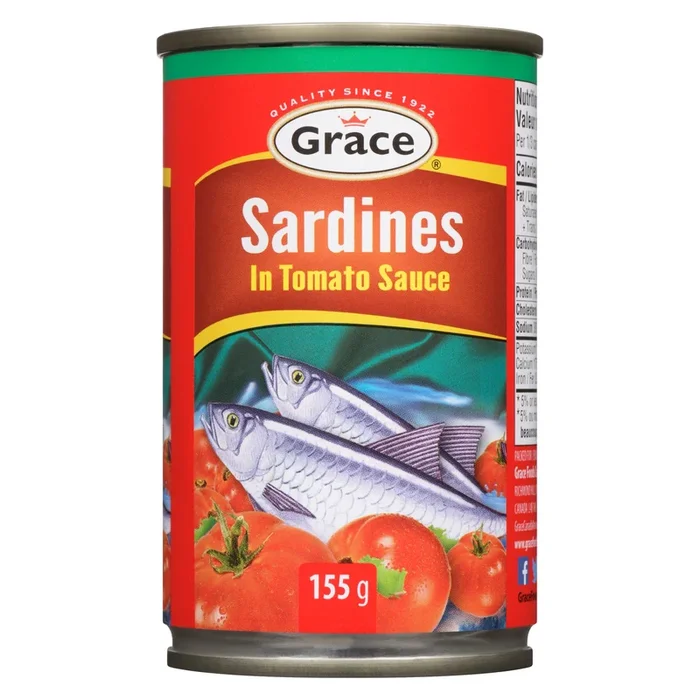Grace Sardines in Tomato Sauce, 155 g