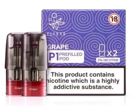 Grape Elf Bar Mate P1 Prefilled Pod