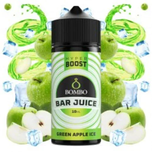 Green Apple Ice 10ml Hyper Boost (Longfill) (Bombo Bar Juice)