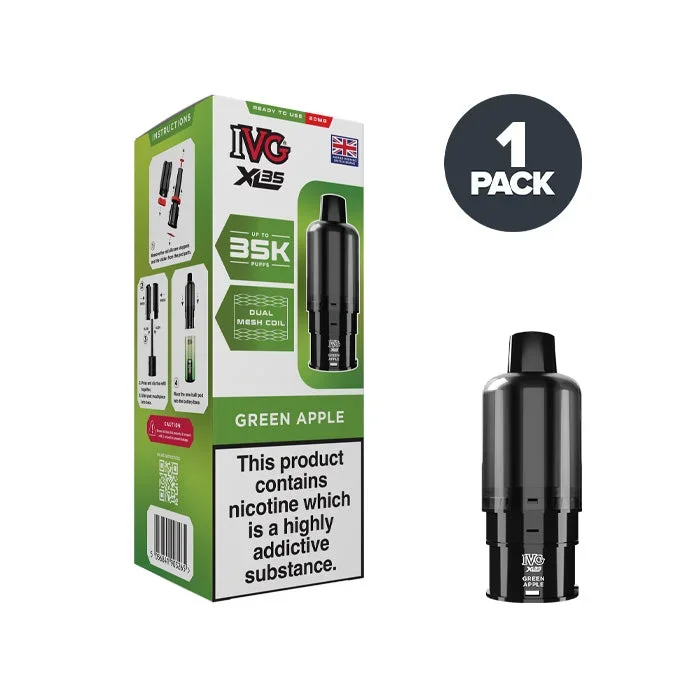 Green Apple IVG XL35 Prefilled Pods