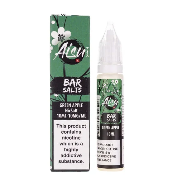 Green Apple Nic Salt E-Liquid by Aisu Bar Salts
