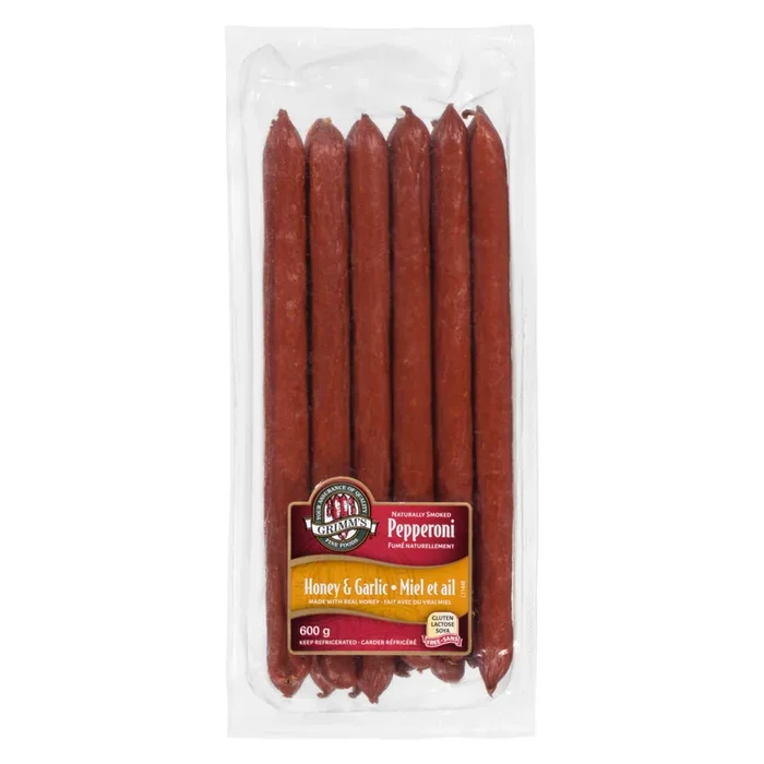 Grimm’s Fine Foods Deli to Go Honey and Garlic Pepperoni, 600 g