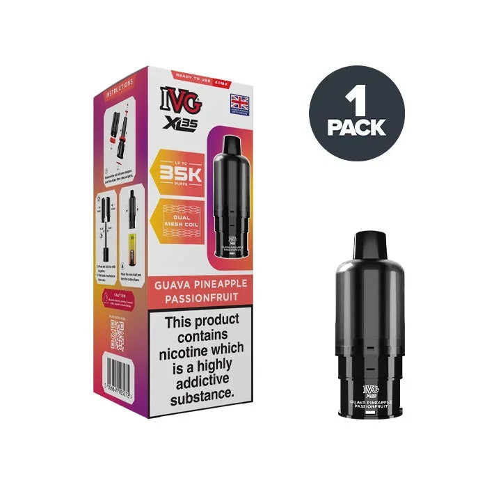 Guava Pineapple Passionfruit IVG XL35 Prefilled Pods