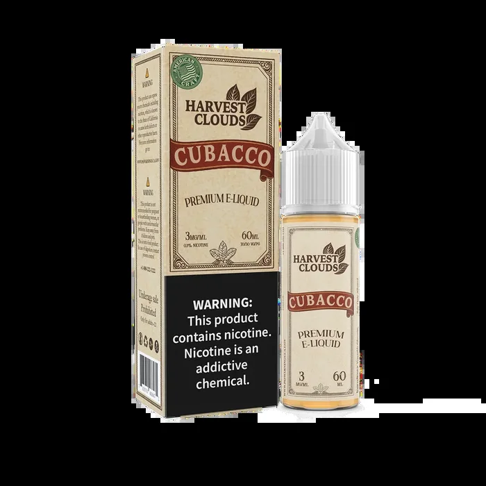 Harvest Clouds Cubacco Freebase Vape Juice