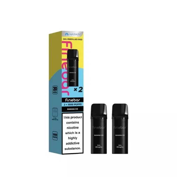 Hayati Finebar 1000 Banana Ice Prefilled Pods