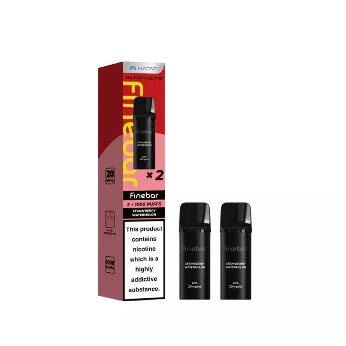 Hayati Finebar 1000 Strawberry Watermelon Prefilled Pods