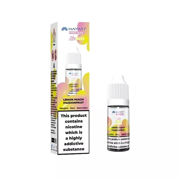 Hayati Pro Max Lemon Peach Passionfruit 10ml Nic Salt