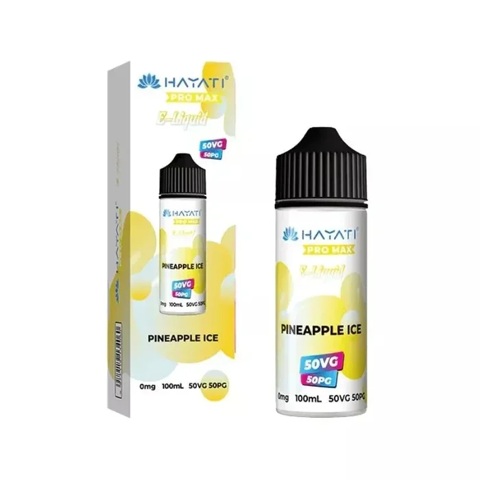 Hayati Pro Max Pineapple Ice 50/50 100ml Shortfill