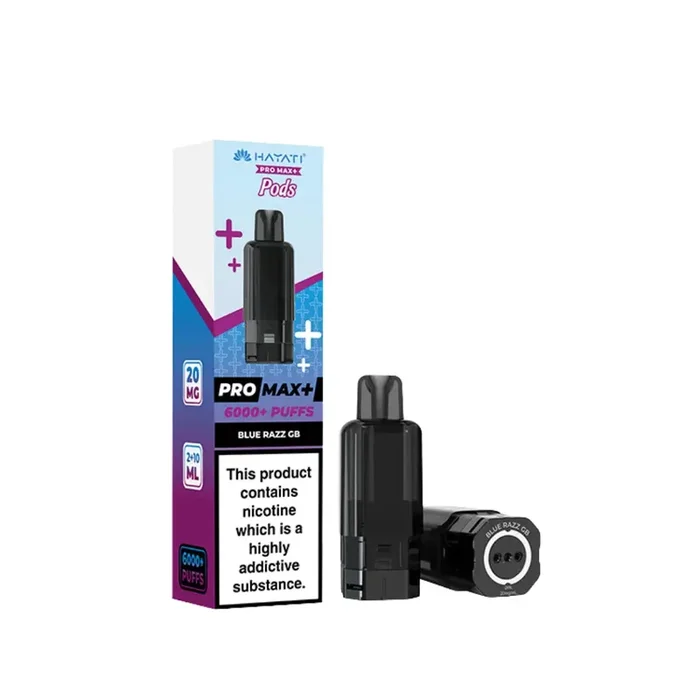 Hayati Pro Max Plus 6000 Blue Razz GB Refill Pods