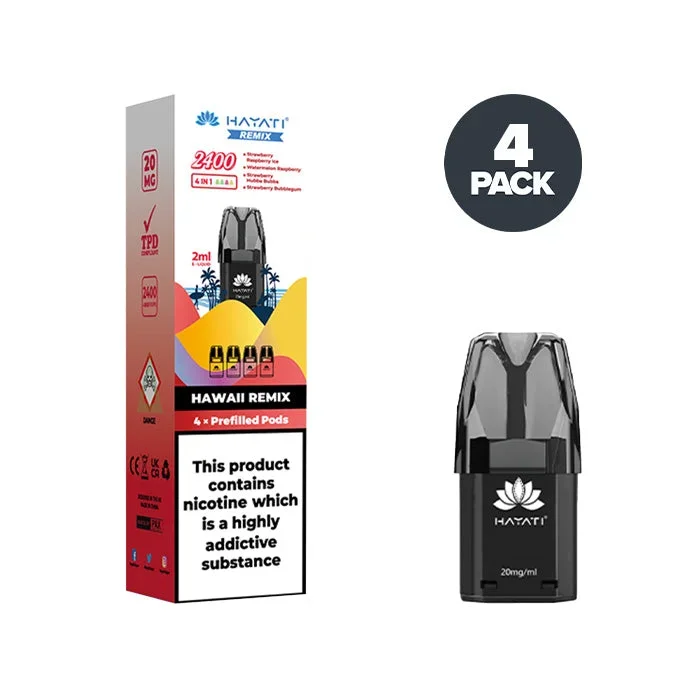 Hayati Remix Hawaii 2400 Prefilled Pods