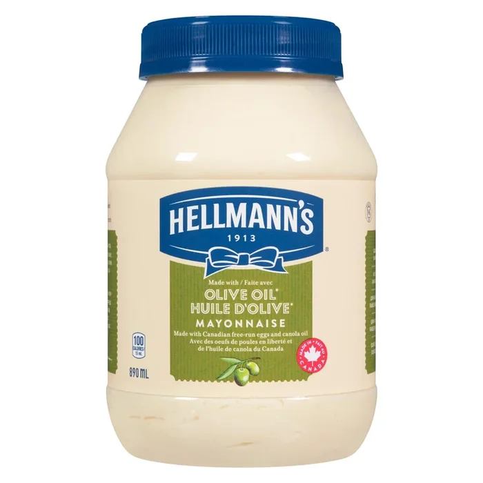 Hellmann’s Olive Oil Mayonnaise, 890-ml