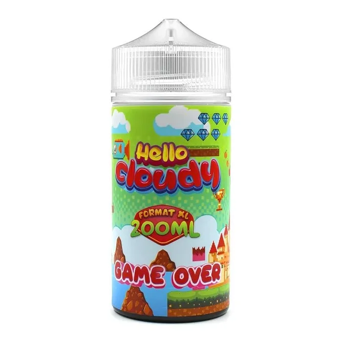 HELLO CLOUDY Game Over – E-liquide 200ml