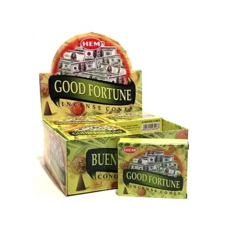 HEM – Good Fortune Incense Cones (10 Cones)