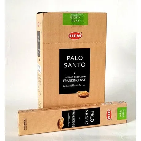 HEM Palo Santo Organic – Frankincense Incense Sticks (15g)