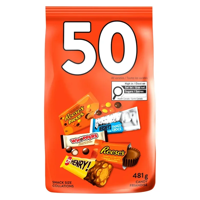 Hershey’s Candy Snack Size Bars, 513 g