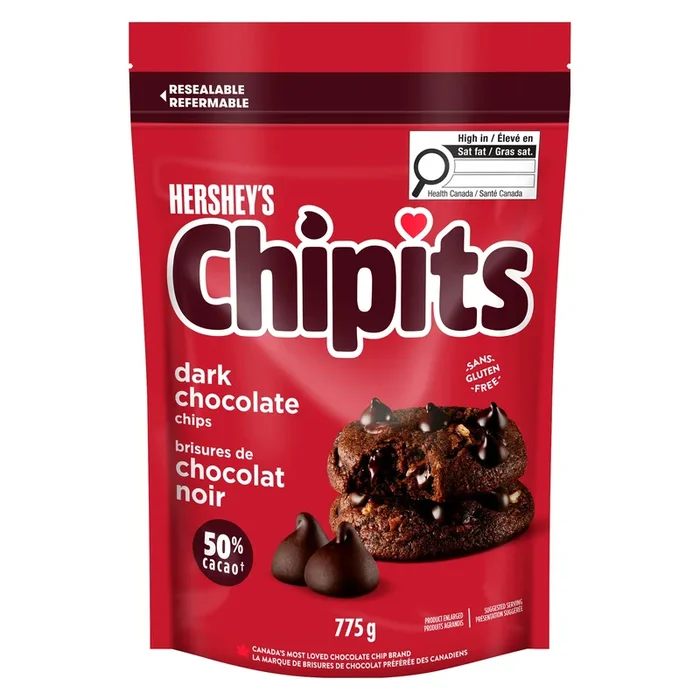 Hershey’s Chipits Dark Chocolate Chips, 775-g