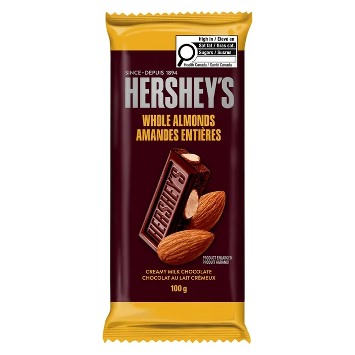 Hershey’s Creamy Milk Chocolate Whole Almonds, 100 g