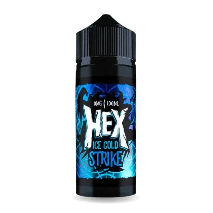 HEX Eliquid – Ice Cold Strike 100ml Vape Juice
