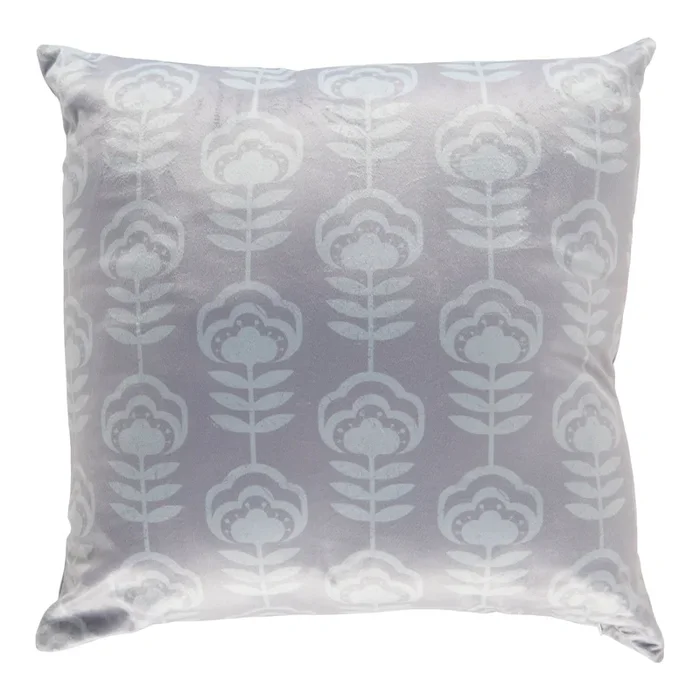 HomeStyles Printed Velvet Cushion, 20-in x 20-in.