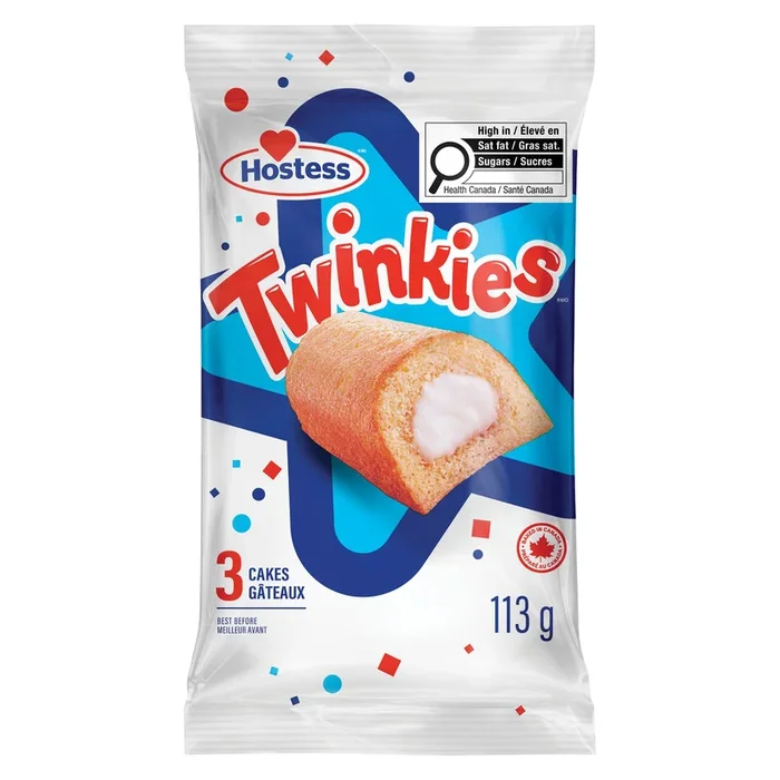 Hostess Twinkies Cakes, 3-Pack, 113 g