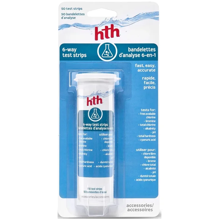 hth 6-way Test Strips – 50pk.