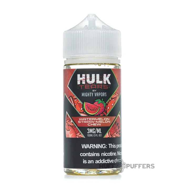 Hulk Tears – Watermelon Straw-Melon Chew 100mL