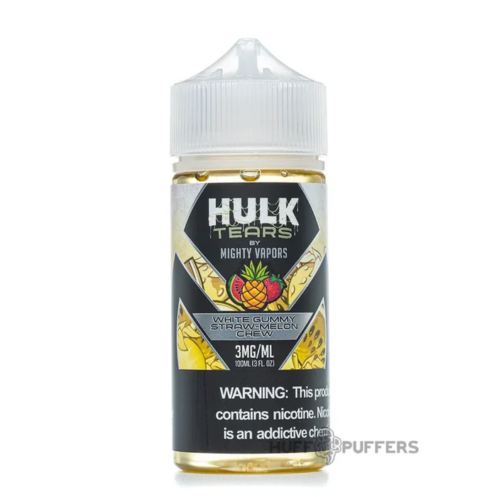 Hulk Tears – White Gummy Straw-Melon Chew 100mL