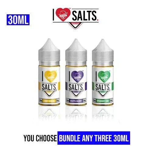 I Love Salts Vape Juice Pick 3 Bundle (90ML)