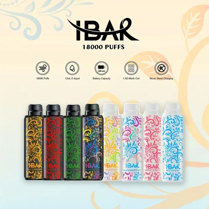 IBAR 18K Puff Disposable Device – 18000 Puffs