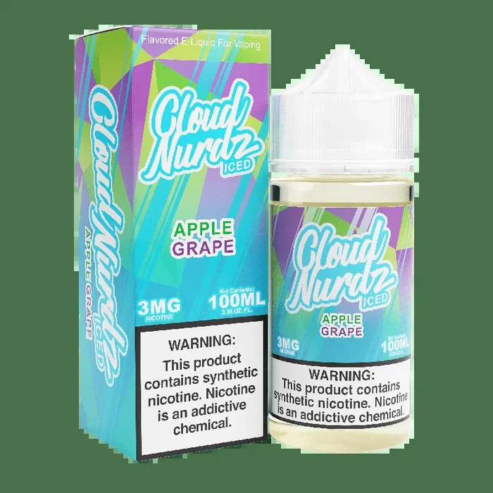 ICED Apple Grape – Cloud Nurdz – 100mL