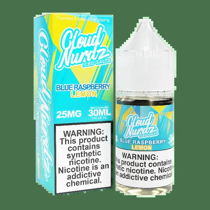 ICED Blue Raspberry Lemon SALT – Cloud Nurdz – 30mL