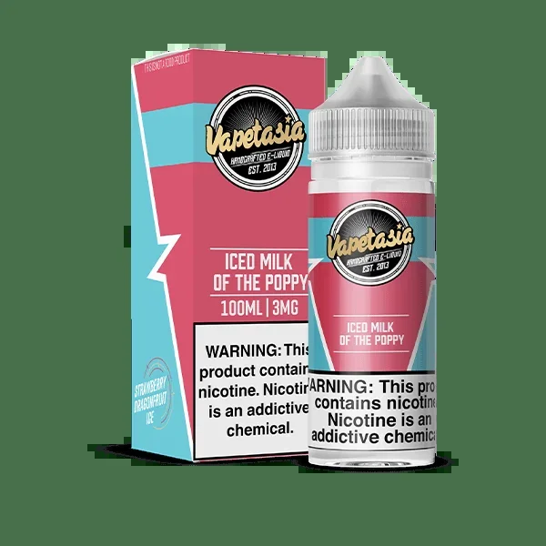 ICED Milk Of The Poppy – Vapetasia – 100mL