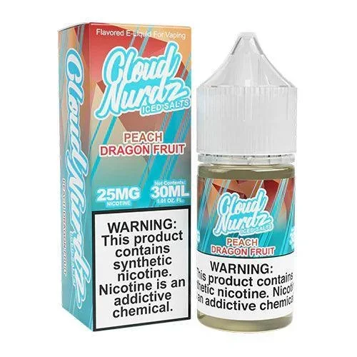 Iced Peach Dragon Fruit – Cloud Nurdz Salts 30mL
