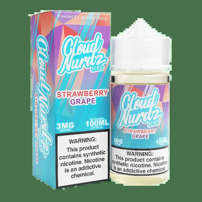 ICED Strawberry Grape – Cloud Nurdz – 100mL