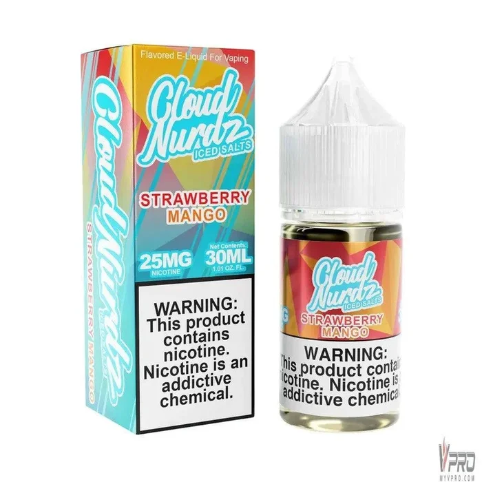 Iced Strawberry Mango – Cloud Nurdz Salts 30mL
