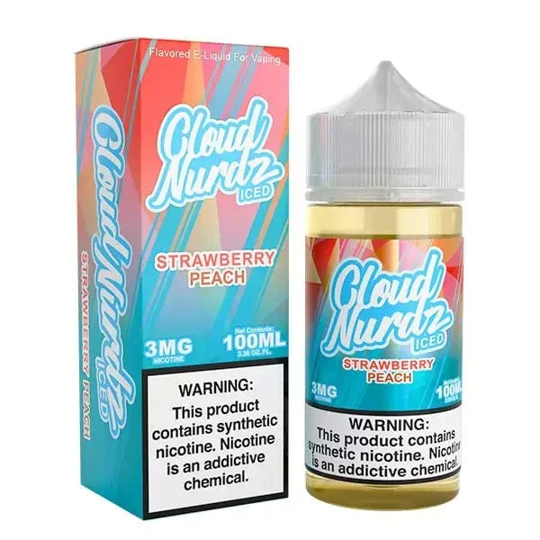 ICED Strawberry Peach – Cloud Nurdz – 100mL