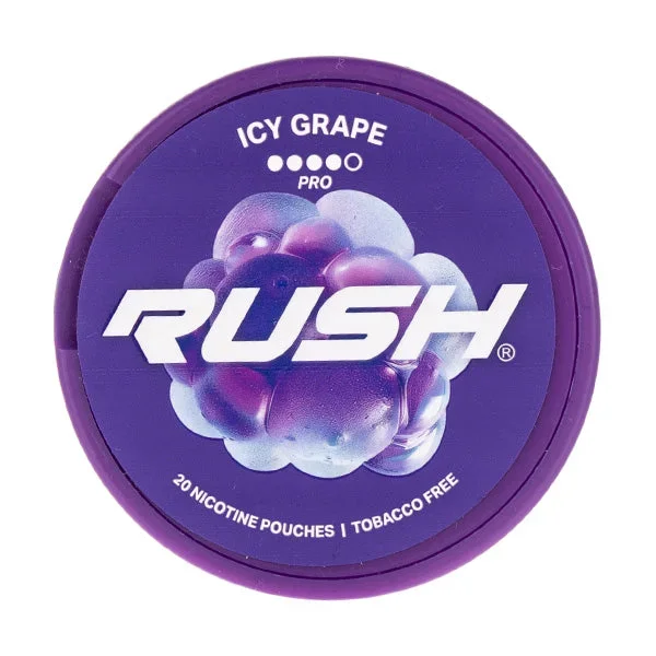 Icy Grape Pro Nicotine Pouches by Rush