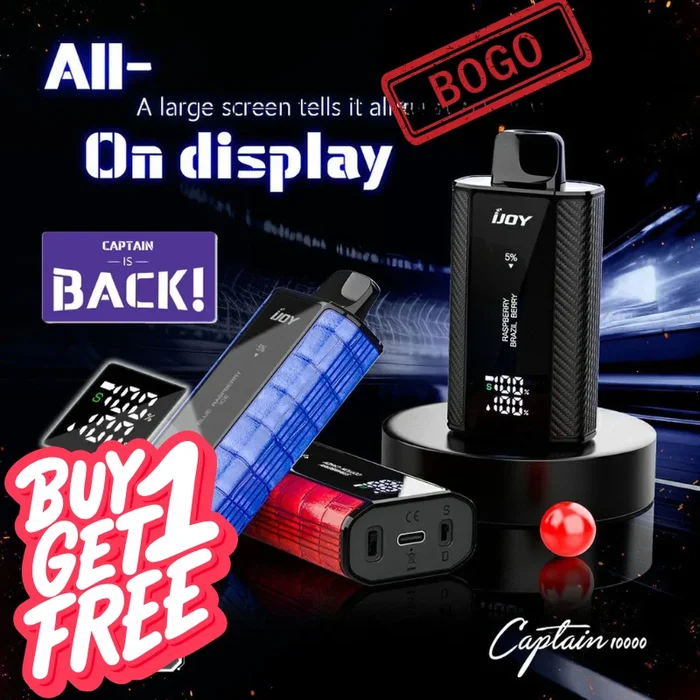 iJoy Bar Captain 10K Disposable BOGO