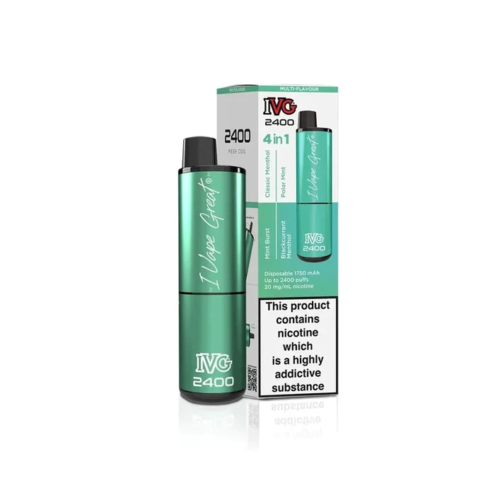 IVG 2400 Puff Disposable Vape – Menthol Edition