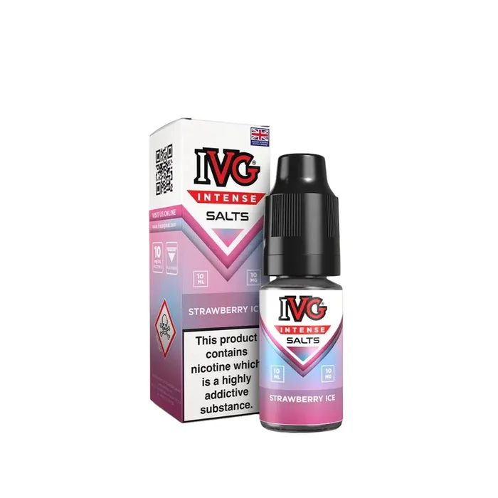 IVG Intense Strawberry Ice Nic Salt 10ml