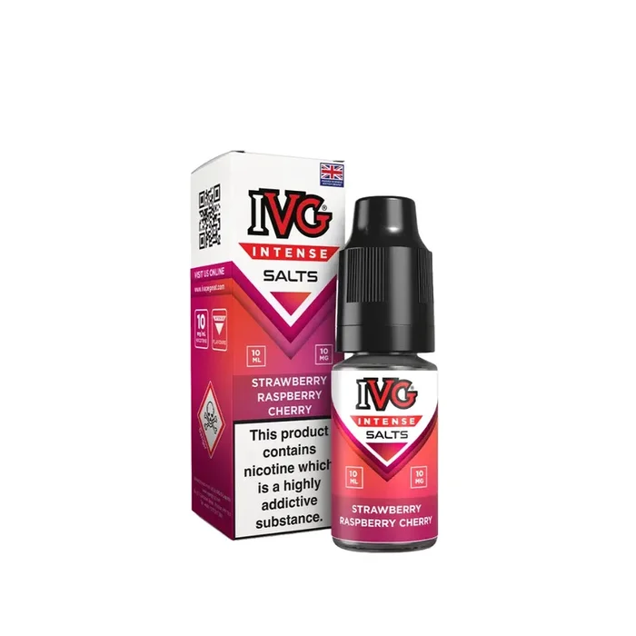 IVG Intense Strawberry Raspberry Cherry Nic Salt 10ml