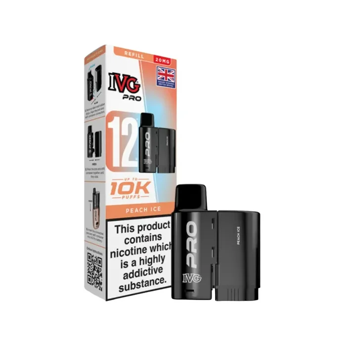 IVG Pro 12 Peach Ice Refill Pod