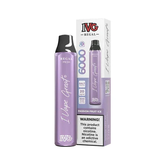 IVG REGAL DISPOSABLE PASSION FRUIT ICE 6000 PUFFS