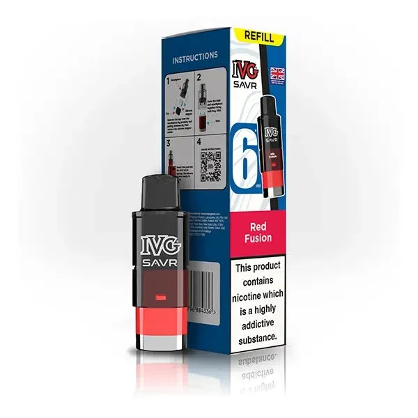 IVG SAVR Red Fusion Refill Pods