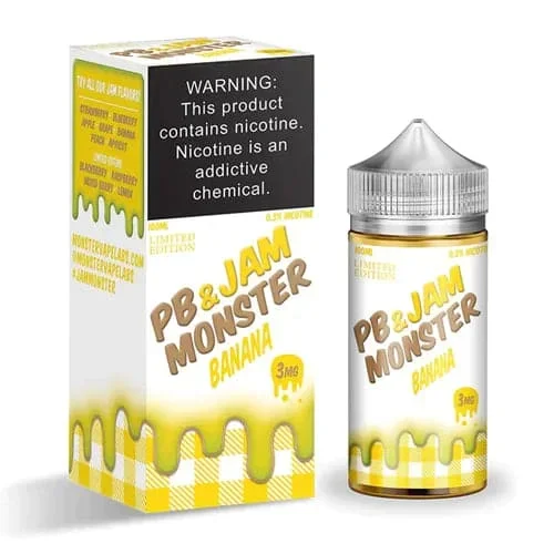 Jam Monster – Pb & Jam Banana 100ml